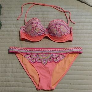 VS Bandeau Bikini Top & Matching Bottom